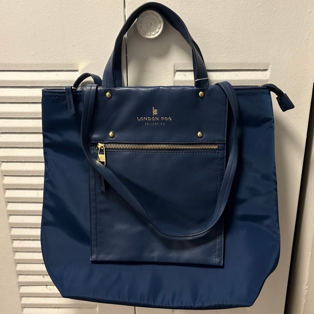 London Fog NWOT Canvas tote bag purse